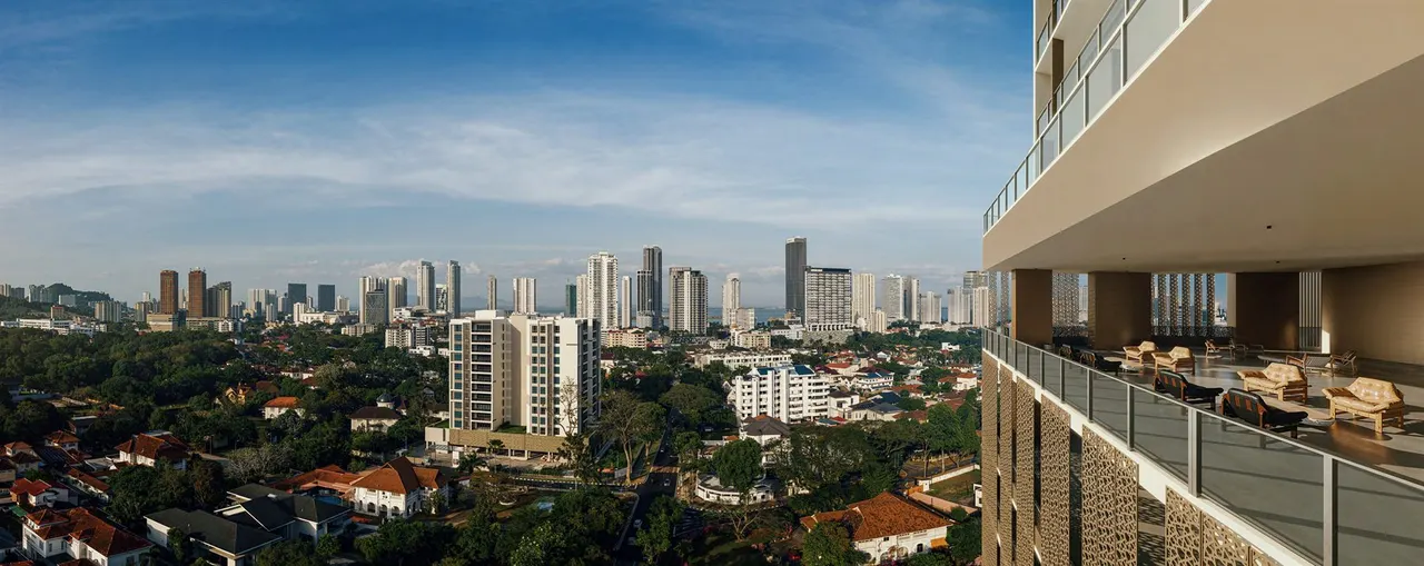 Cantonment Residence 空中休闲空间效果图